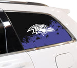 Baltimore Ravens NFL Rear Side Quarter Window Vinyl Decal Stickers Fits Jeep Grand