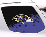 Baltimore Ravens NFL Rear Side Quarter Window Vinyl Decal Stickers Fits Toyota 4Runner