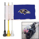 Baltimore Ravens NFL Motocycle Rack Pole Flag