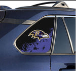 Baltimore Ravens NFL Rear Side Quarter Window Vinyl Decal Stickers Fits Toyota Rav4