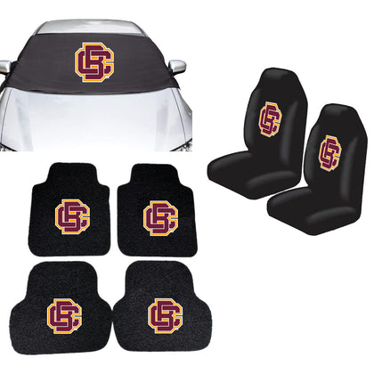 Bethune-Cookman Wildcats NCAA Car Front Windshield Cover Seat Cover Floor Mats