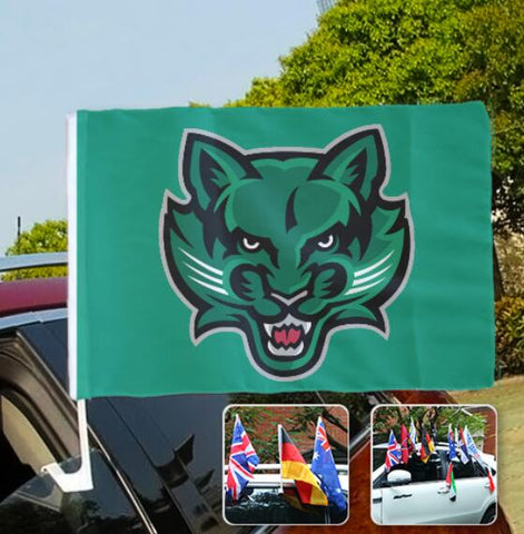 Binghamton Bearcats NCAAB Car Window Flag