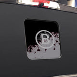 Boston Bruins NHL Rear Back Middle Window Vinyl Decal Stickers Fits Dodge Ram GMC Chevy Tacoma Ford