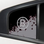 Boston Bruins NHL Rear Side Quarter Window Vinyl Decal Stickers Fits Dodge Charger