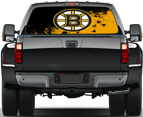 Boston Bruins NHL Truck SUV Decals Paste Film Stickers Rear Window