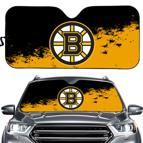 Boston Bruins NHL Car Windshield Sun Shade Universal Fit Sunshade