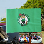 Boston Celtics NBA Car Window Flag