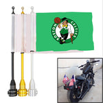 Boston Celtics NBA Motocycle Rack Pole Flag