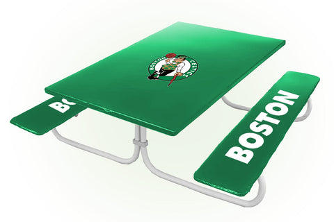 Boston Celtics NBA Picnic Table Bench Chair Set Outdoor Cover