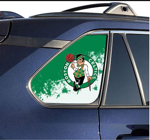 Boston Celtics NBA Rear Side Quarter Window Vinyl Decal Stickers Fits Toyota Rav4