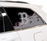 Boston Red Sox MLB Rear Side Quarter Window Vinyl Decal Stickers Fits Jeep Grand