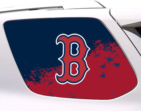 Boston Red Sox MLB Rear Side Quarter Window Vinyl Decal Stickers Fits Toyota 4Runner