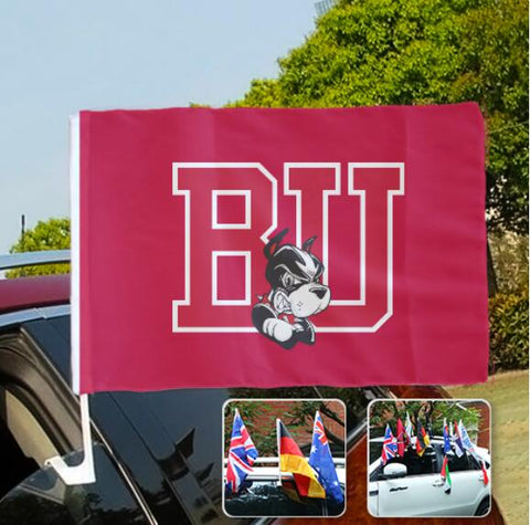 Boston University Terriers NCAAB Car Window Flag