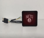 Brooklyn Nets NBA Hitch Cover LED Brake Light for Trailer