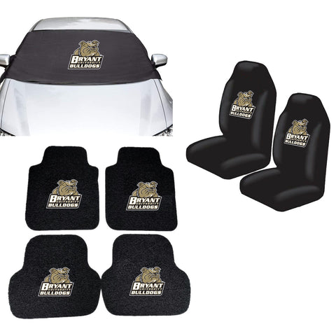 Bryant Bulldogs NCAA Car Front Windshield Cover Seat Cover Floor Mats