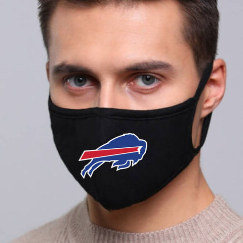 Buffalo Bills NFL Face Mask Cotton Guard Sheild 2pcs