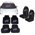 Buffalo Bills NFL Car Front Windshield Cover Seat Cover Floor Mats