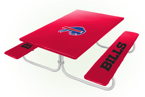 Buffalo Bills NFL Picnic Table Bench Chair Set Outdoor Cover