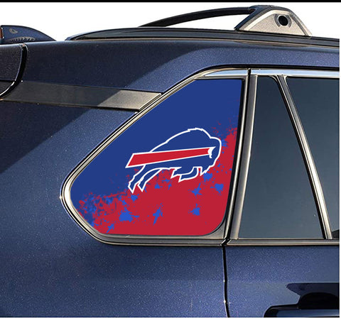 Buffalo Bills NFL Rear Side Quarter Window Vinyl Decal Stickers Fits Toyota Rav4