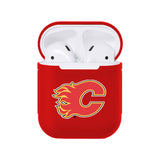 Calgary Flames NHL Airpods Case Cover 2pcs