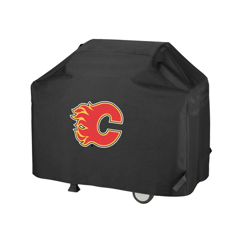 Calgary Flames NHL BBQ Barbeque Outdoor Black Waterproof Cover