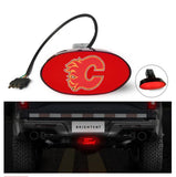 Calgary Flames NHL Hitch Cover LED Brake Light for Trailer