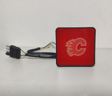 Calgary Flames NHL Hitch Cover LED Brake Light for Trailer