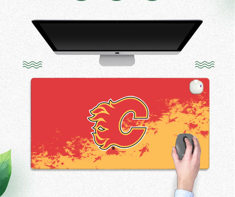 Calgary Flames NHL Winter Warmer Computer Desk Heated Mouse Pad