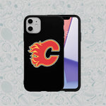 Phone Case Rubber Plastic NHL-Calgary Flames Print