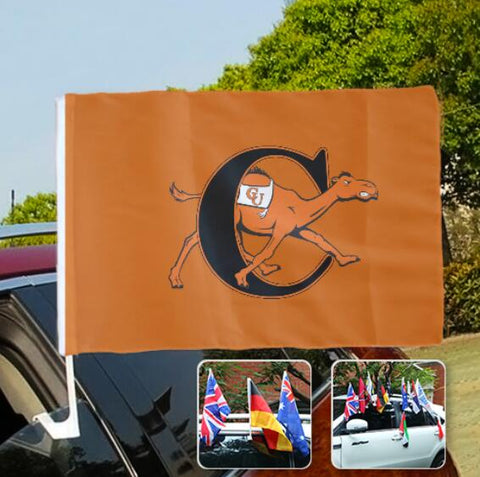 Campbell Fighting Camels NCAAB Car Window Flag