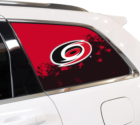 Carolina Hurricanes NHL Rear Side Quarter Window Vinyl Decal Stickers Fits Jeep Grand