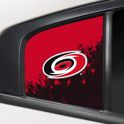 Carolina Hurricanes NHL Rear Side Quarter Window Vinyl Decal Stickers Fits Dodge Charger