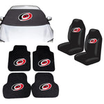 Carolina Hurricanes NHL Car Front Windshield Cover Seat Cover Floor Mats