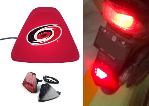 Carolina Hurricanes NHL Car Motorcycle tail light LED brake flash Pilot rear