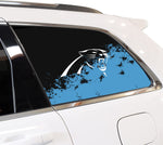 Carolina Panthers NFL Rear Side Quarter Window Vinyl Decal Stickers Fits Jeep Grand