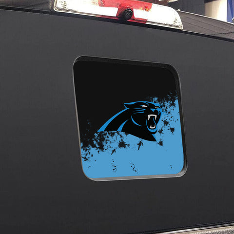 Carolina Panthers NFL Rear Back Middle Window Vinyl Decal Stickers Fits Dodge Ram GMC Chevy Tacoma Ford