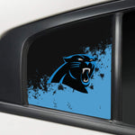 Carolina Panthers NFL Rear Side Quarter Window Vinyl Decal Stickers Fits Dodge Charger