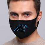 Carolina Panthers NFL Face Mask Cotton Guard Sheild 2pcs