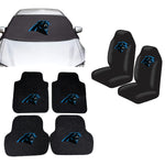 Carolina Panthers NFL Car Front Windshield Cover Seat Cover Floor Mats