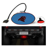 Carolina Panthers NFL Hitch Cover LED Brake Light for Trailer