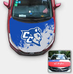 Central Connecticut State Blue Devils NCAA Car Auto Hood Engine Cover Protector