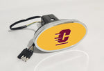 Central Michigan Chippewas NCAA Hitch Cover LED Brake Light for Trailer