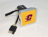 Central Michigan Chippewas NCAA Hitch Cover LED Brake Light for Trailer