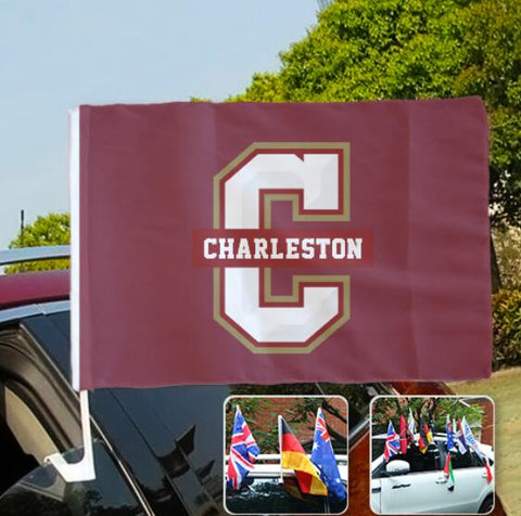 Charleston Cougars NCAAB Car Window Flag