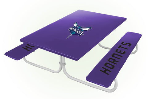 Charlotte Hornets NBA Picnic Table Bench Chair Set Outdoor Cover