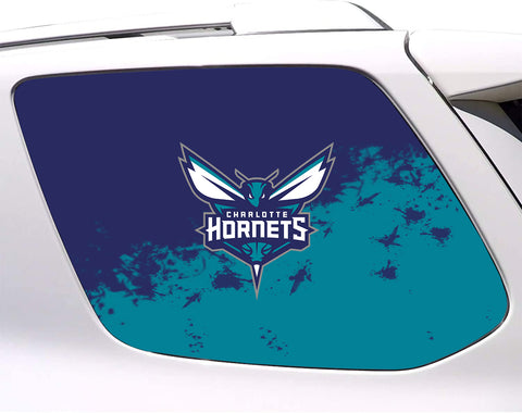 Charlotte Hornets NBA Rear Side Quarter Window Vinyl Decal Stickers Fits Toyota 4Runner