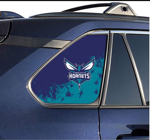 Charlotte Hornets NBA Rear Side Quarter Window Vinyl Decal Stickers Fits Toyota Rav4