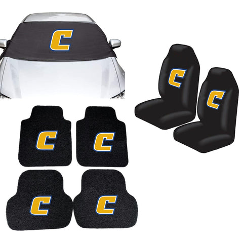 Chattanooga Mocs NCAA Car Front Windshield Cover Seat Cover Floor Mats