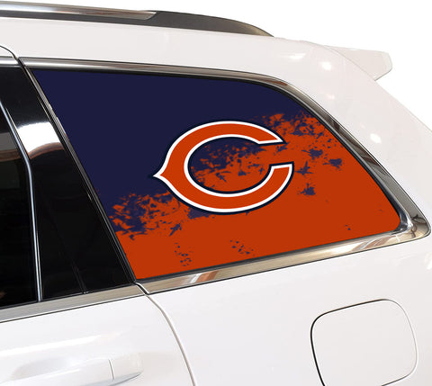 Chicago Bears NFL Rear Side Quarter Window Vinyl Decal Stickers Fits Jeep Grand