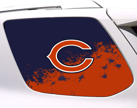 Chicago Bears NFL Rear Side Quarter Window Vinyl Decal Stickers Fits Toyota 4Runner